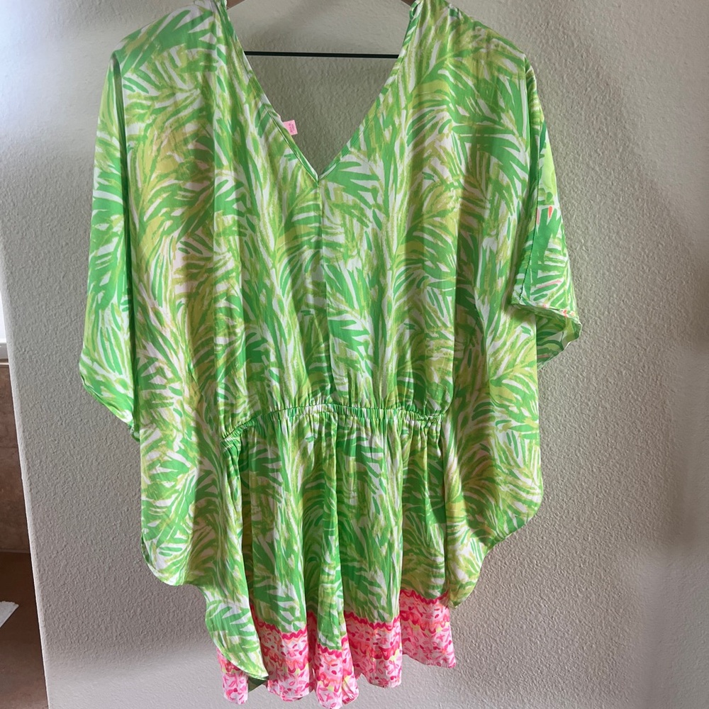 Lilly Pulitzer swimsuit cover up romper - Picture 4 of 4